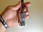 Coca Cola Bottle Shaped Pewter Bottle And Can Opener - 1996