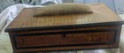 The Best Shaker Antique Sewing Box  Exceptionally Rare Tiger Maple  Pin Cushion