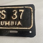 Vintage U s  Congress License Plate District Of Columbia Tag Topper Expired