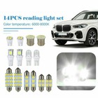 14pcs Led Interior License Light Package Kit White For Chevy Silverado 1999-2006