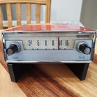 Rare Vintage Clarion Radio 77a  Nice  W  Leather Power Case   Plays Excellent