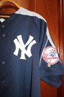 Vintage Majestic New York Yankees  Baseball Jersey Shirt - Size L