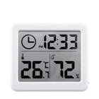 Niditon Digital Desk Clock Temperature Humidity Led Calendar Wall Clock