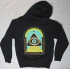 Long Live Beerworks Mens M Black Hoodie Jacket Sweatshirt Zip Fleece Nwot New