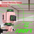 4d 16 Lines Green Laser Level  Self Leveling Rotary 360   Diy Cross Measure