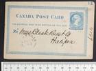P-1 Postal Stationery Cards W  Partial Plate Numbers In Margin  Lot Of 5 1880-82