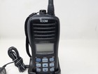 Icom Ic-m34 Floating Submersible Vhf Marine Radio W  Charger Dock  254 