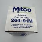 Mitco 264-91m Spin-on Fuel Oil Filter 40 Gph  2 Epoxy Coated 10 Micron