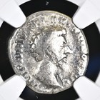 Roman Empire Marcus Aurelius Ar Silver Denarius Ad 161-180 Ngc Certified Genuine