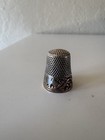 Ketchum   Mcdougall Sterling Silver 925 Gold Band Thimble 14k Monogram