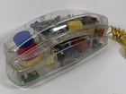Vtg 1990s Conair Sw205 Clear Transparent Touch Tone Telephone Phone Untested