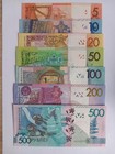 Set Belarus 5 10 20 50 100 200 500 Rouble Rubel Unc New Design Complete