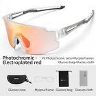 Rockbros Photochromic Glasses Bike Pc Outdoor Cycling Sunglasses Sports Goggles