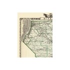 Historic County Map - St Clair County Illinois - Warner 1876 - Vintage Wall Art