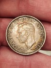 1941 Canada Silver 25 Cents Quarter Dollar World Coin Km 35