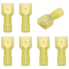 100pcs Male Quick Electrical Crimp Terminals Wire Connectors 12-10 Gauge  250