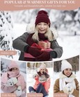 Womens Winter Beanie Hat Scarf Gloves Set Nwt Ivory Color Super Soft 24 Hr Ship