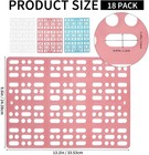 18 Pack Plastic Rabbit Cage Mat  Bunny Resting Mats For Cage With Snap Joint    