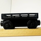 Black Cargo Car - Thomas And Friends Wood Train Railway Cars Brio Chuggington