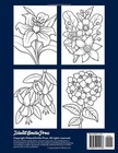 Simple Large Print Coloring Book For Adults With Relaxing Flowers  40 Easy     