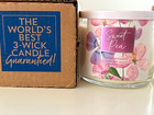 New Bath   Body Works Sweet Pea 3-wick Candle 14 5 Oz Floral W  Box  free Shipp 