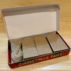Aneco Christmas Gift Tags 150 Kraft Paper Labels   Jute Twine Reindeer Snowflake