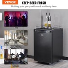 Vevor Beer Kegerator Draft Beer Dispenser Full Size Keg Refrigerator Dual Tap