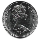 World Coin 1972 Canada 50 Cents Nickel Proof Like Km 75  High Grade