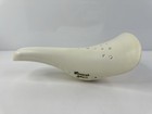 Vintage 1980   s Viscount Aero Bmx Racing Freestyle Seat Saddle H2101p White Htf