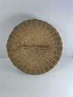 Vtg Made By St Regis Indians Basket On American Reservation Bottom Stamp 10 