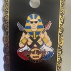 Hard Rock Cafe Myrtle Beach 2012 King Tut W  Crossed Red blue Guitars Pin  70422