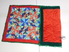 Handmade Sloth Holiday Quilt  Travel  Lap  Throw  Snowflake  Tree