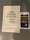 Deforest Kelley Signed Star Trek s Dr  Mccoy The Dream Goes On   On Jsa Cn95070
