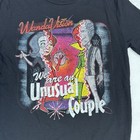 Marvel Wandavision Youth T-shirt Size Large Black Unusual Couple Retro Comic