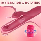 Thrusting Rotating Rabbit Vibrator Dildo G Spot Clit Massager Sex Toys For Women