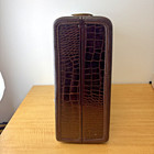 Samsonite Suitcase Luggage 4135 Faux Alligator Shwayder Bros 24 x18 x 7  Vintage
