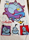 Vintage Disney 90s Y2k Aladdin Beach Towel 27x54 White W Graphics