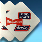 Lot 16 Vintage Budweiser Coasters 1980s Bar Beer Advertising Cardboard Promotion