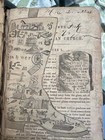 Antique 1880s Victorian Scrapbook Diary Broaddus Family Illinois - Ephemera