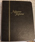 Vintage Royal Vernon Line R -7012 Address telephone Note Book With 3 Ring Binde
