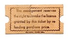 Orig 1964-65 Nywf Spain Pavilion - Art Museum - Admission Ticket