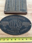 Vintage Westinghouse 1920   s Steam Turbine Nameplate   Solid Brass On Walnut 