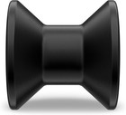 Black Boat Trailer Bow Stop Roller 3 X 1 2 Inch Protective Rubber Roller