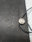 Bob Siemon Designs Black Leather Bible Cover With Tie Strap Size L