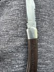 John Deere Wood Grain Handle Inlay Folding Pocket Knife
