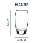 Mainstays Ellendale 8-piece 16 Oz Glass Drinkware Set