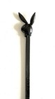 Vintage Playboy Club Bunny Drink Swizzle stir Stick Stirrer 1970 Black