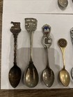 Lot Of 25 Souvenir Vintage Collector Spoons - States Landmarks Countries Epcot  