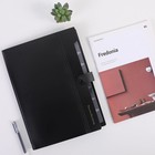 Skydue 8-pocket Accordion File Organizer Black - Expanding Folder For A4 letter