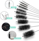 Us Nylon Straw Brush Cleaner Bottle Tube Pipe Small Long Cleaning 1-10set